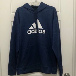 Men’s Adidas Blue 100% Polyester Jacket - Large